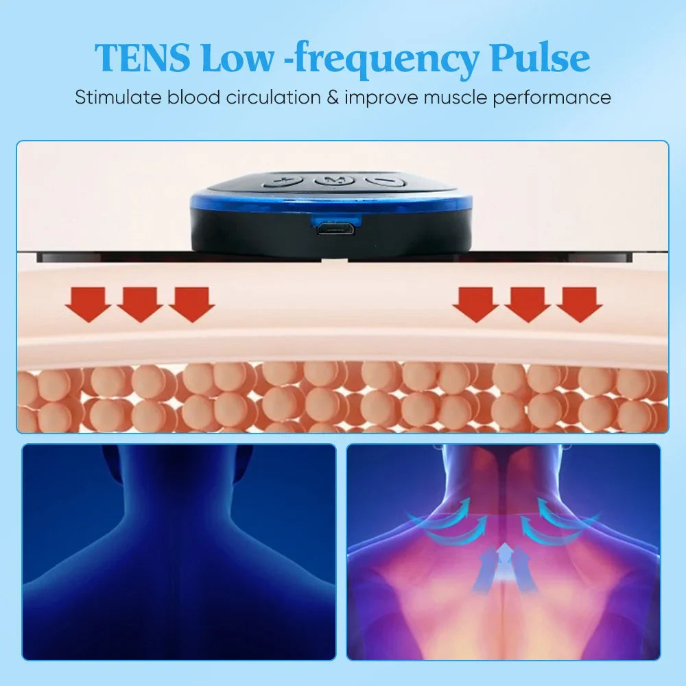 "The Pocket-Sized Massager"
Electric Neck Massager EMS Muscle Massage Stimulator Low Frequency Instrument Back Cervical Calf Patches Pain Joints Mini Device