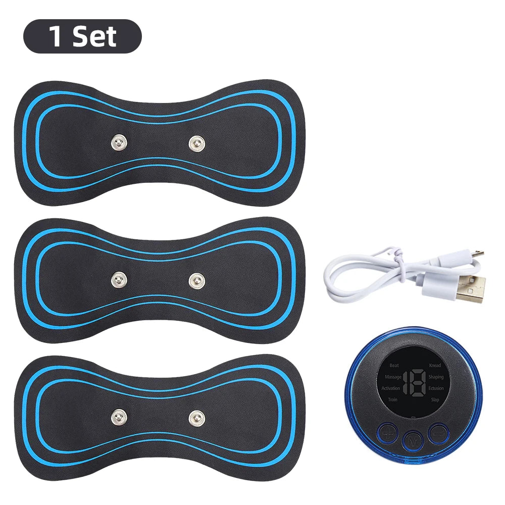 "The Pocket-Sized Massager"
Electric Neck Massager EMS Muscle Massage Stimulator Low Frequency Instrument Back Cervical Calf Patches Pain Joints Mini Device