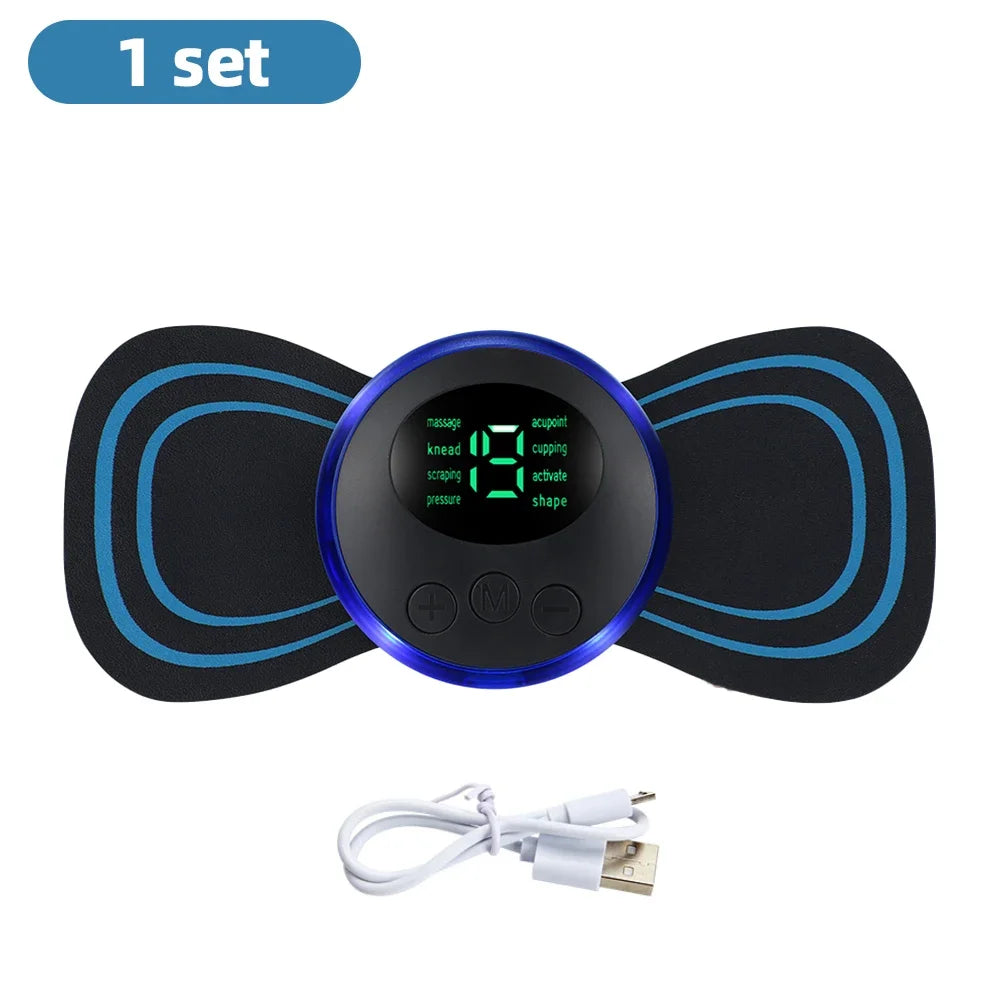 "The Pocket-Sized Massager"
Electric Neck Massager EMS Muscle Massage Stimulator Low Frequency Instrument Back Cervical Calf Patches Pain Joints Mini Device
