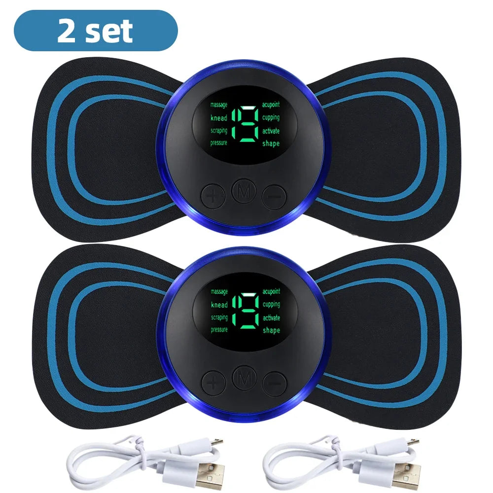 "The Pocket-Sized Massager"
Electric Neck Massager EMS Muscle Massage Stimulator Low Frequency Instrument Back Cervical Calf Patches Pain Joints Mini Device
