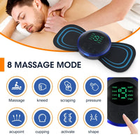 "The Pocket-Sized Massager" 
Electric Neck Massager EMS Muscle Massage Stimulator Low Frequency Instrument Back Cervical Calf Patches Pain Joints Mini Device