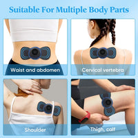 "The Pocket-Sized Massager" 
Electric Neck Massager EMS Muscle Massage Stimulator Low Frequency Instrument Back Cervical Calf Patches Pain Joints Mini Device